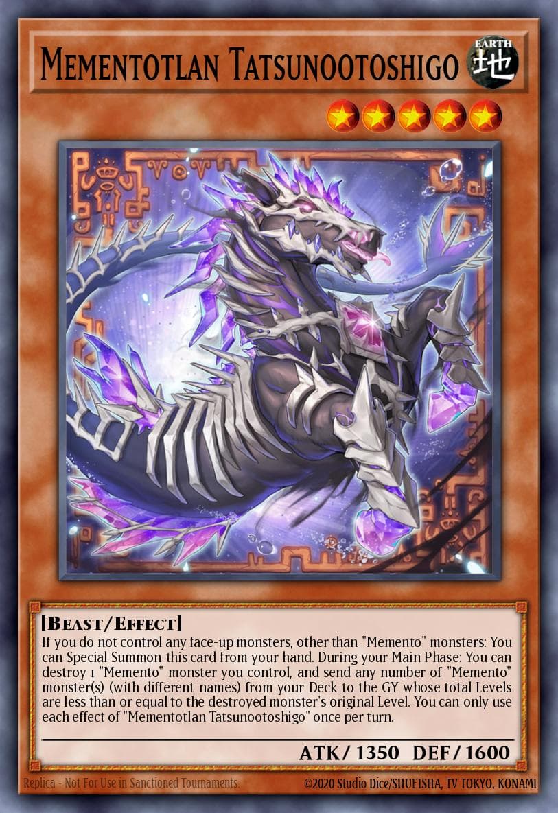 Mementotlan Tatsunootoshigo 2025 Mega-Pack Tin card