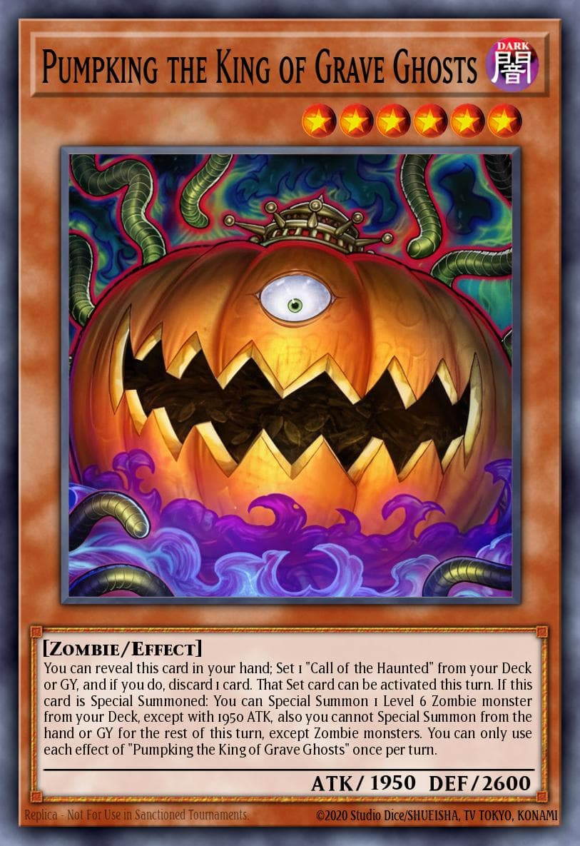 Pumpking the King of Grave Ghosts Maze of Muertos card