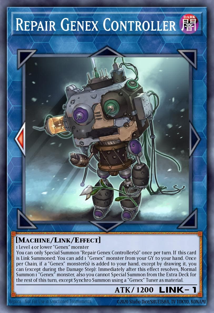 Repair Genex Controller Battles of Legend: Terminal Revenge card