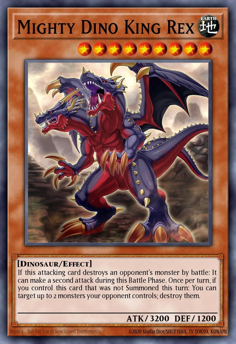 Mighty Dino King Rex Duelist Nexus card