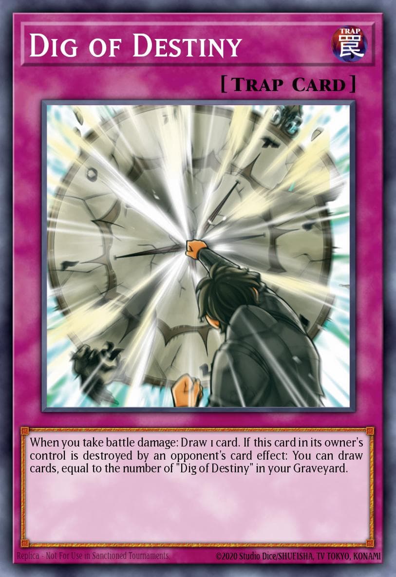 Dig of Destiny Yu-Gi-Oh! The Dark Side of Dimensions Movie Pack: Gold Edition card