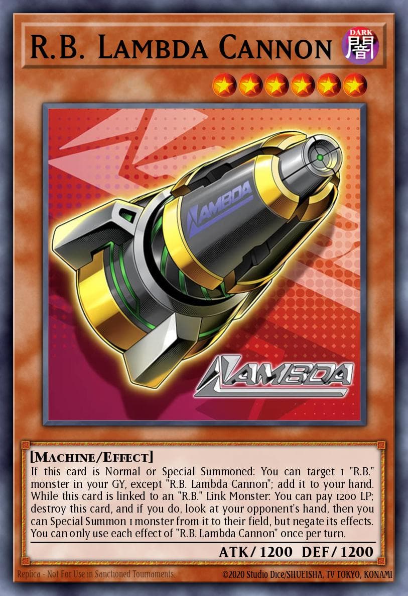 R.B. Lambda Cannon Doom of Dimensions card