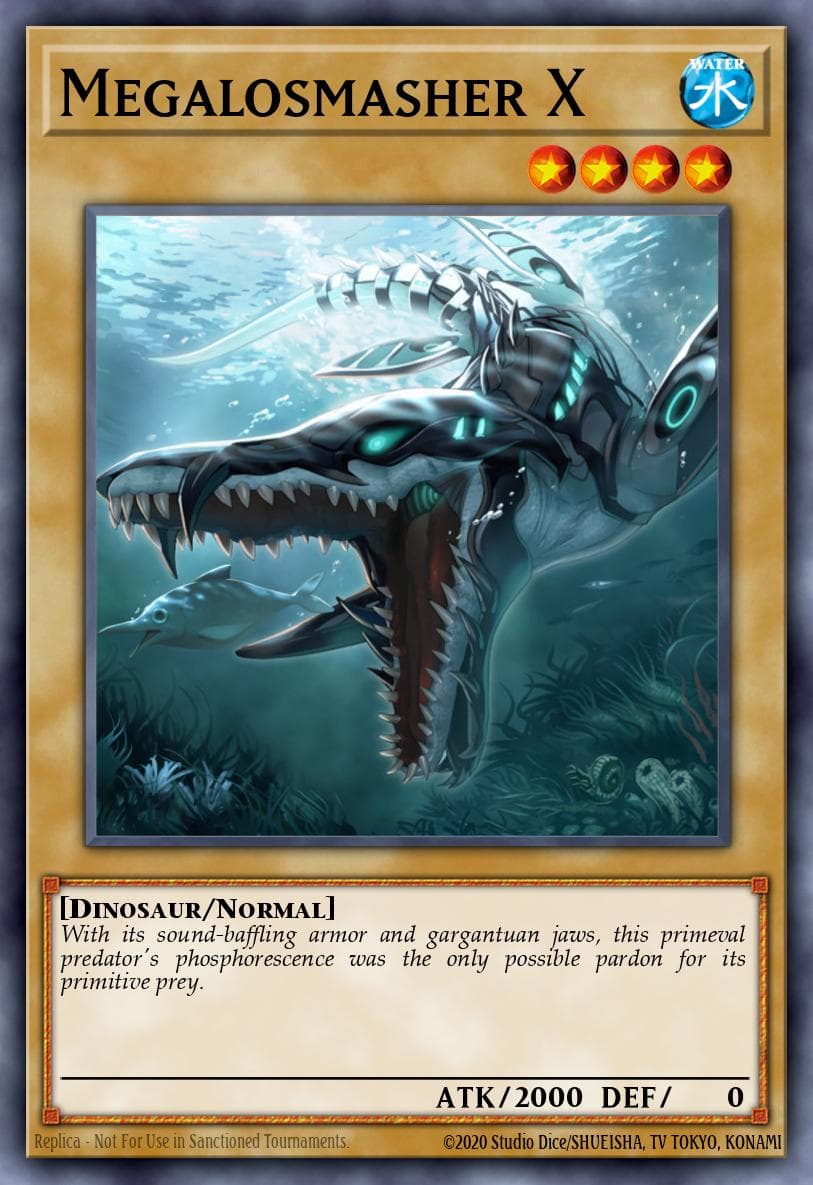 Megalosmasher X Dinosmasher's Fury Structure Deck card