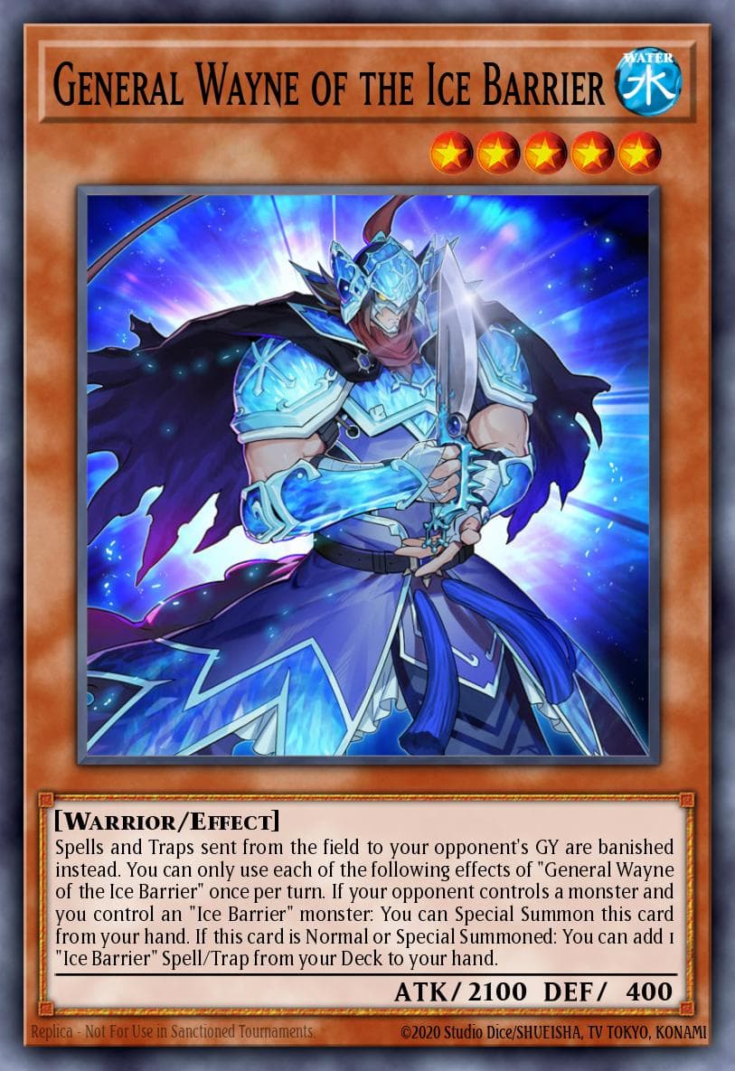 General Wayne of the Ice Barrier Battles of Legend: Terminal Revenge card