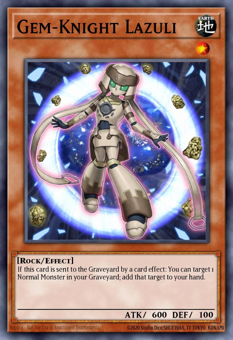 Gem-Knight Lazuli Battles of Legend: Monster Mayhem card