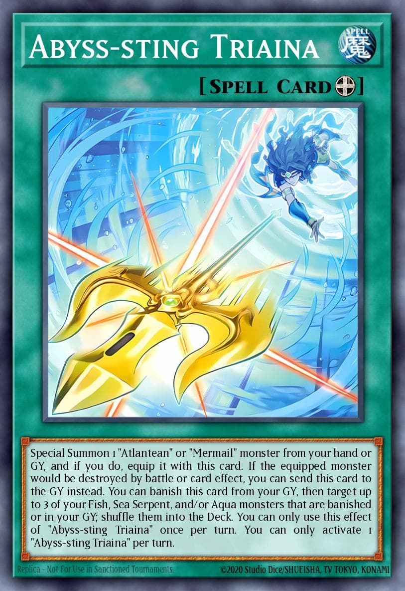 Abyss-sting Triaina Rage of the Abyss card