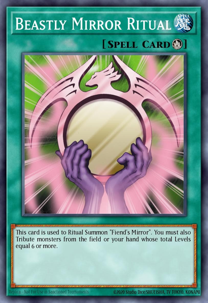 Beastly Mirror Ritual Premium Collection Tin card