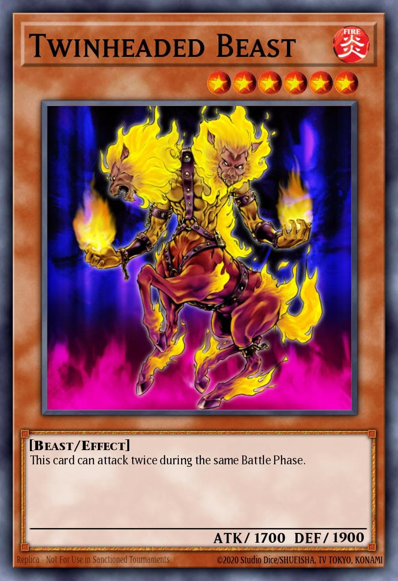 Twinheaded Beast Yu-Gi-Oh! Destiny Board Traveler promotional cards card