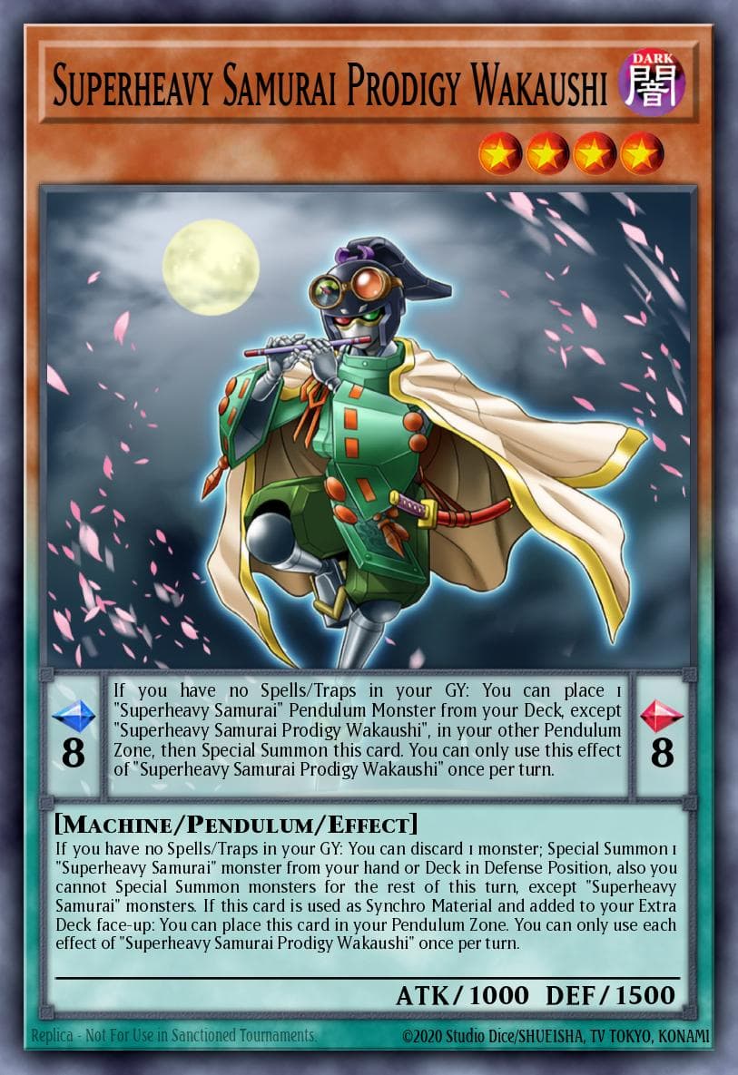 Superheavy Samurai Prodigy Wakaushi Cyberstorm Access card