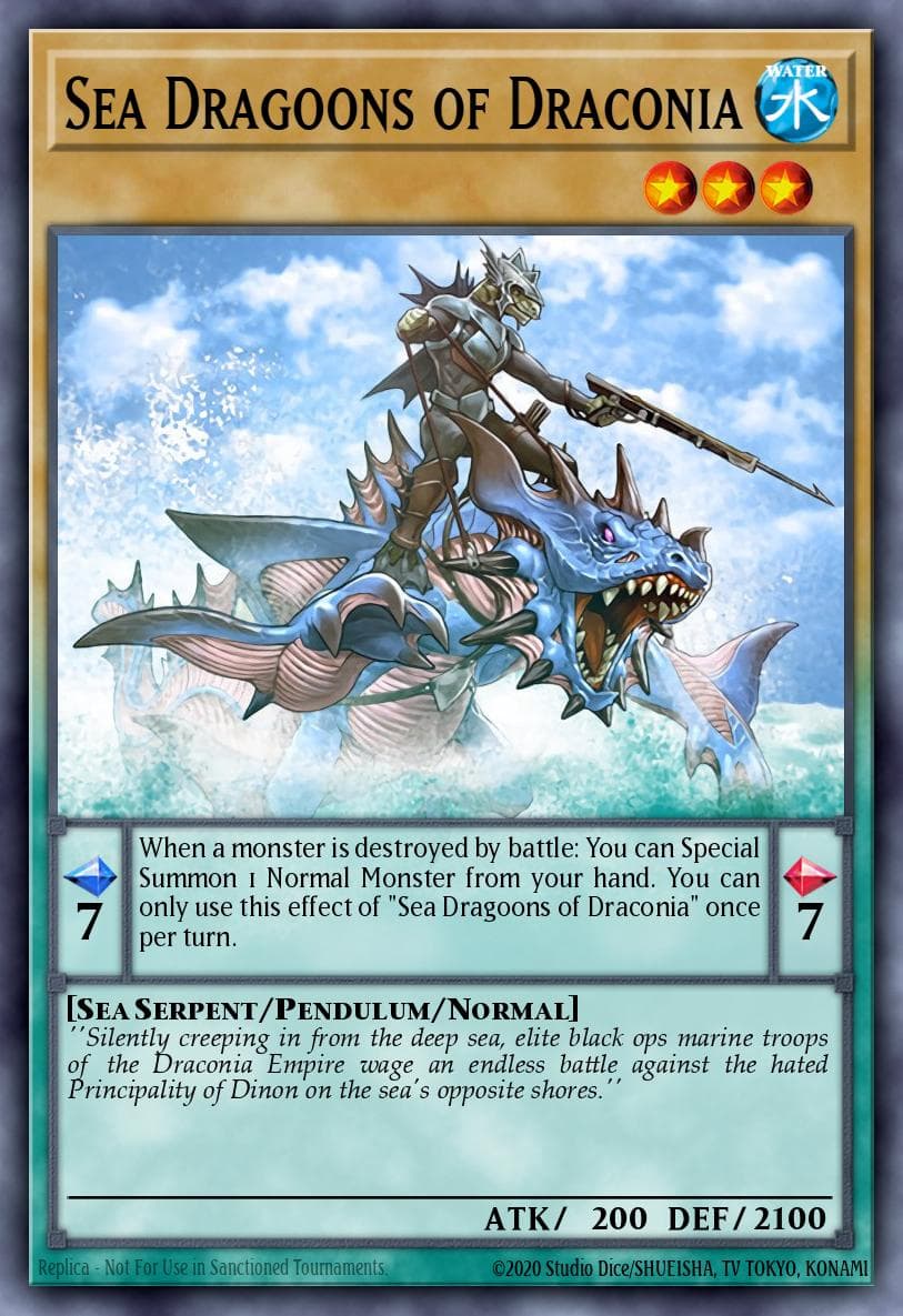 Sea Dragoons of Draconia Crossed Souls: Advance Edition card