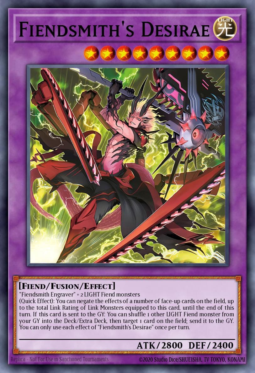 Fiendsmith's Desirae The Infinite Forbidden card