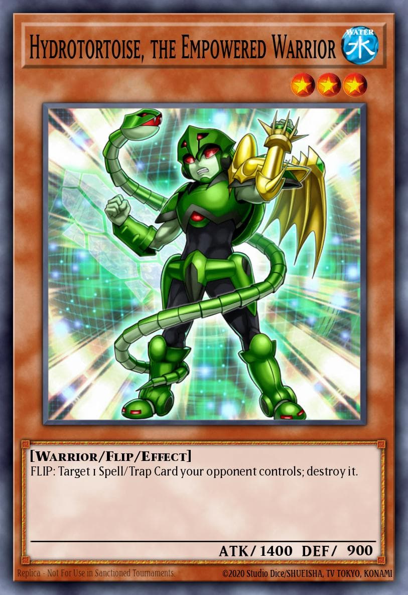 Hydrotortoise, the Empowered Warrior Super Starter: Space-Time Showdown card