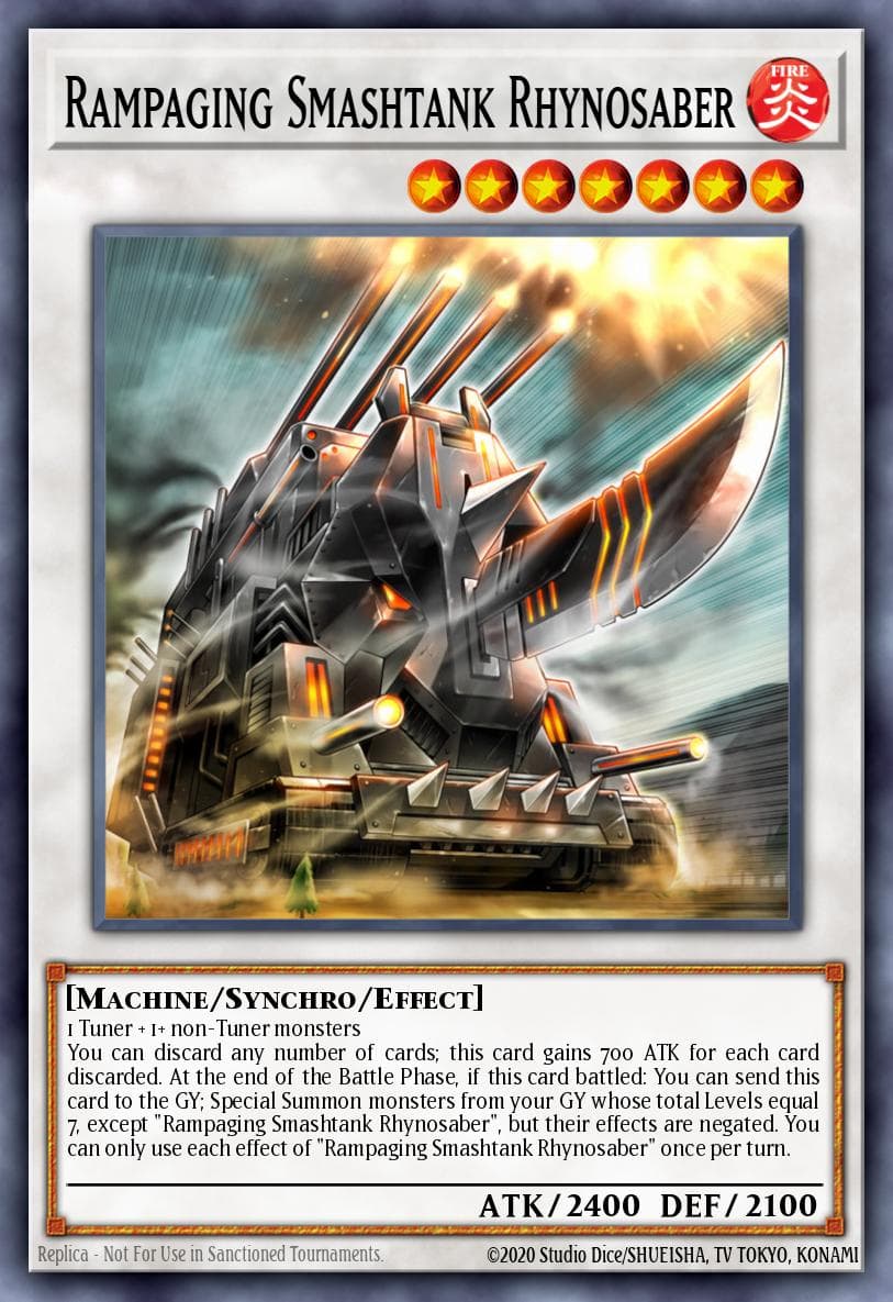 Rampaging Smashtank Rhynosaber 2-Player Starter Set card