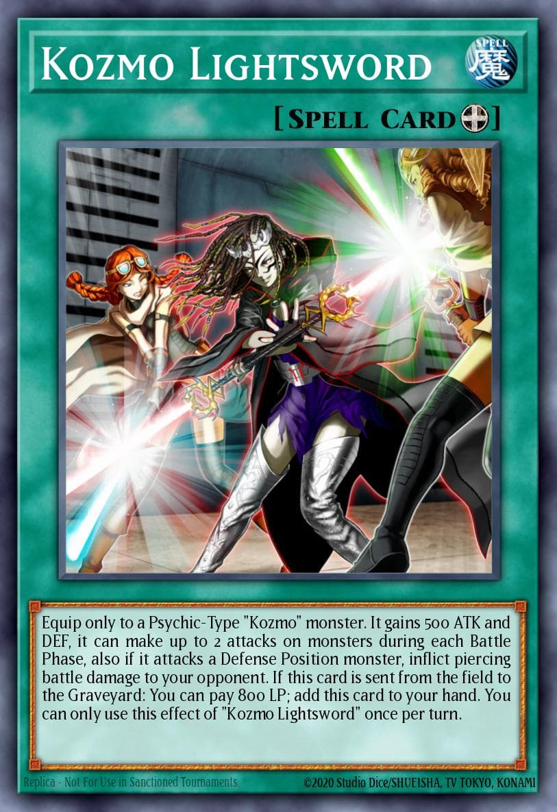 Kozmo Lightsword Dimension of Chaos: Special Edition card