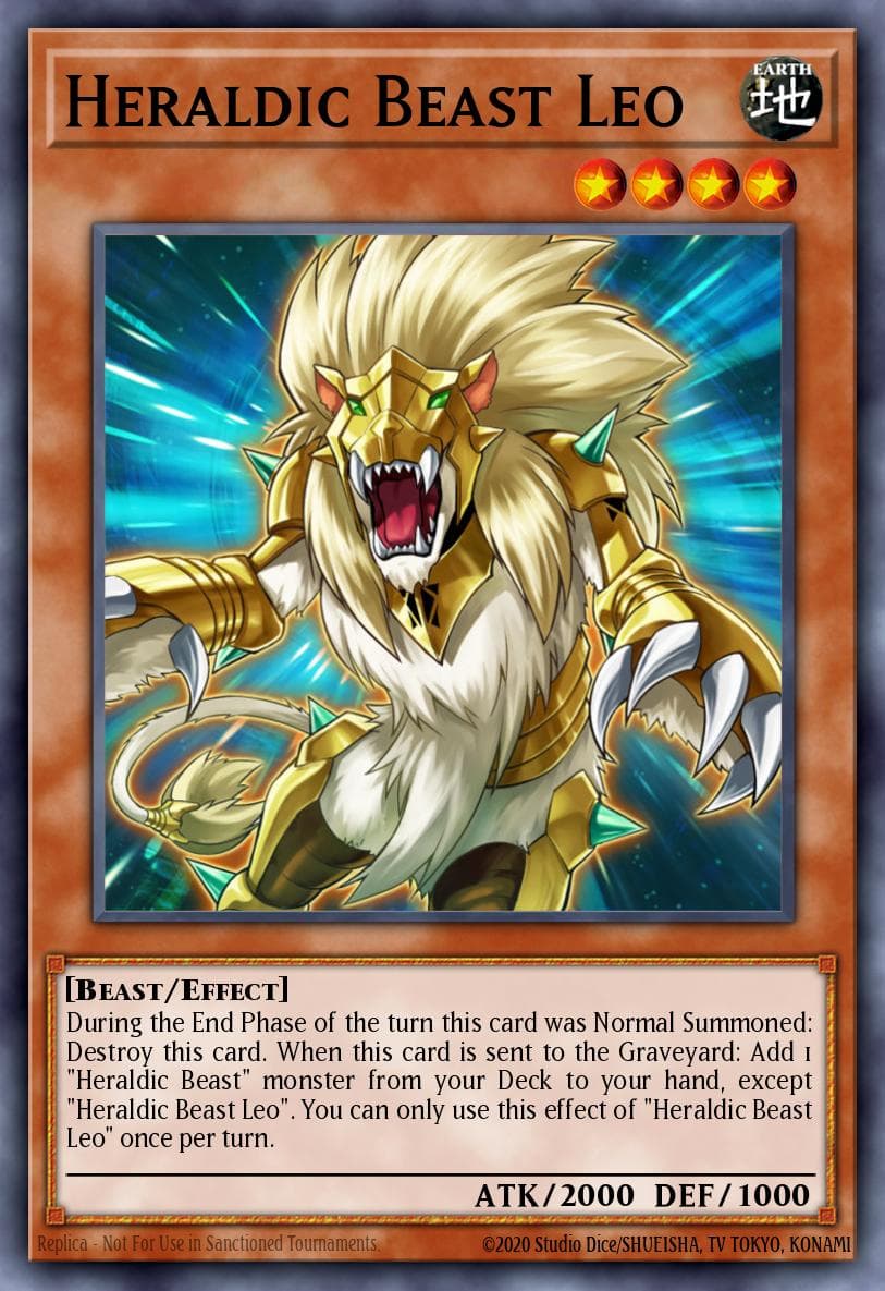 Heraldic Beast Leo Cosmo Blazer: Special Edition card
