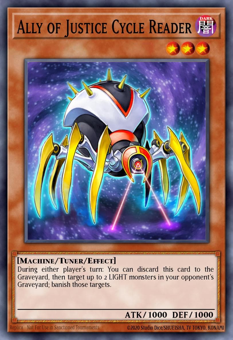 Ally of Justice Cycle Reader OTS Tournament Pack 3 card