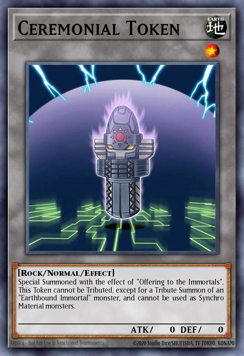 Ceremonial Token 游戏王 card