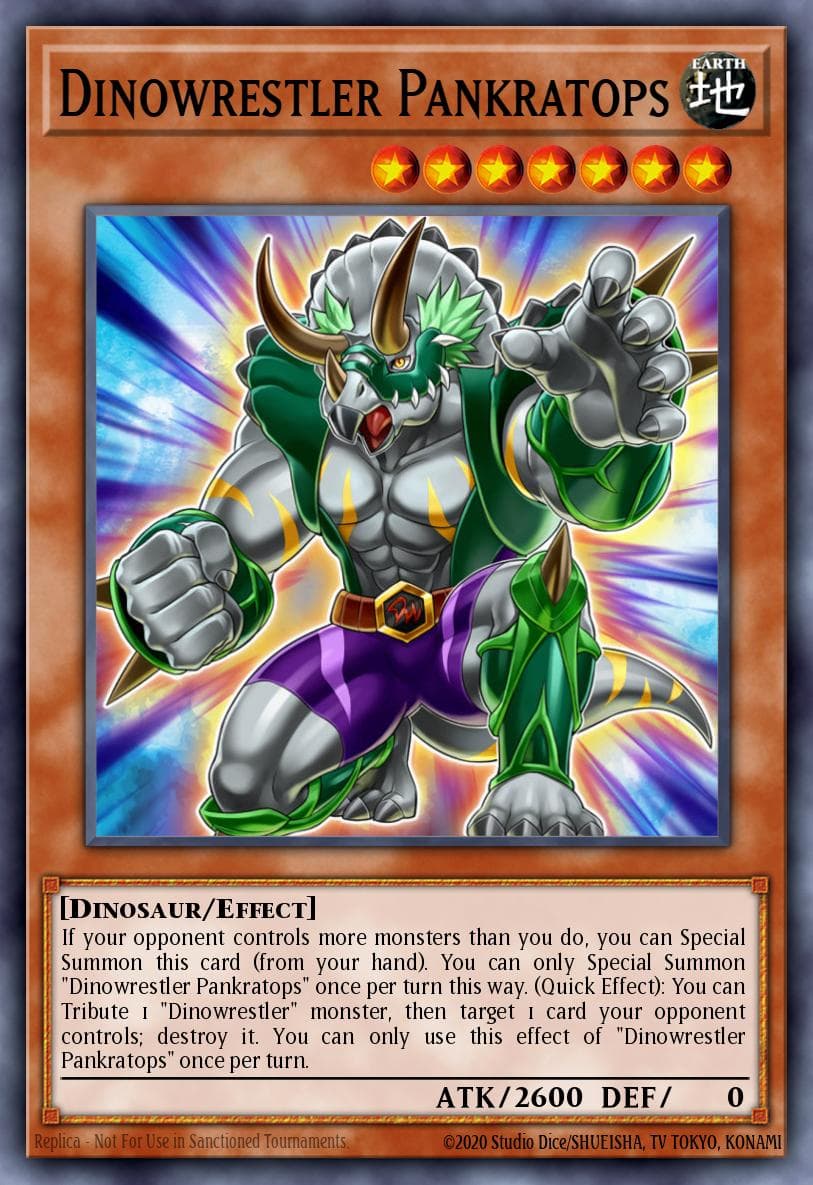 Dinowrestler Pankratops Duel Devastator card