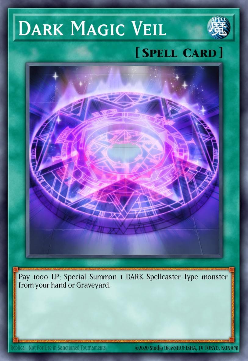 Dark Magic Veil Yu-Gi-Oh! The Dark Side of Dimensions Movie Pack: Gold Edition card