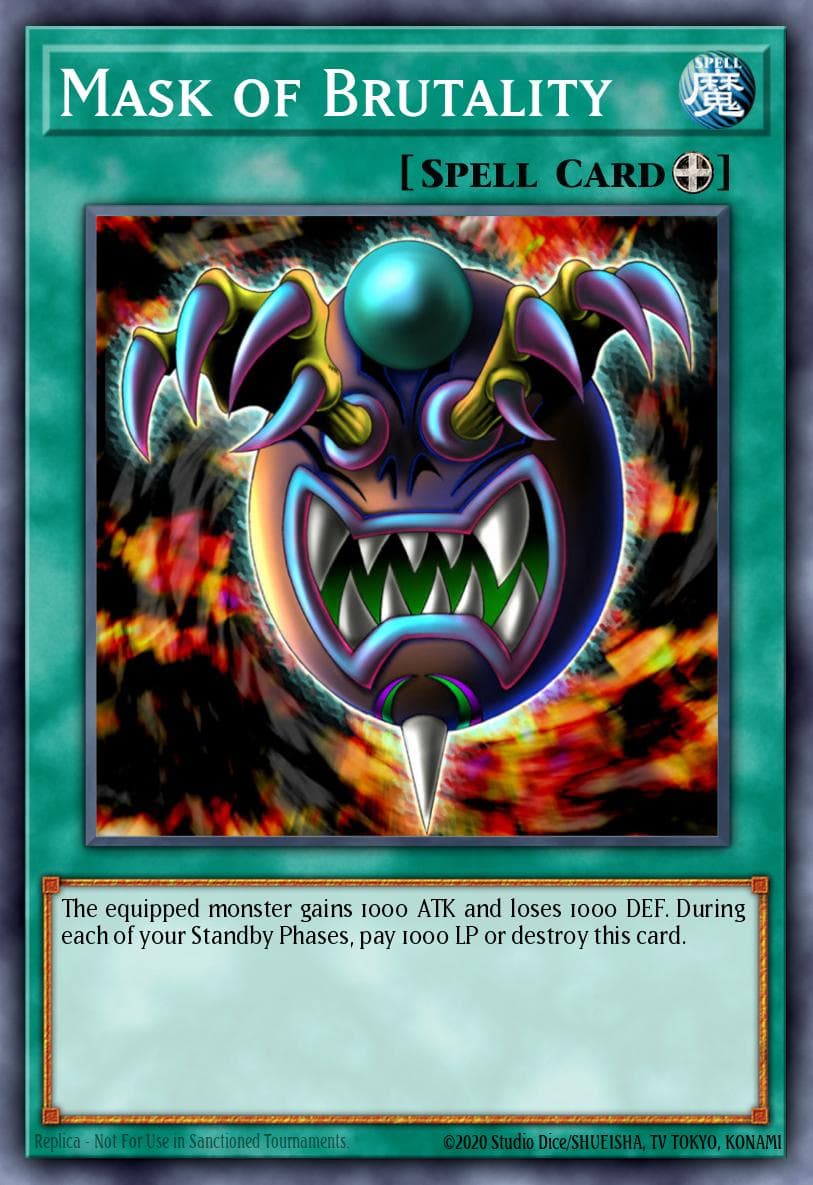 Mask of Brutality Labyrinth of Nightmare card