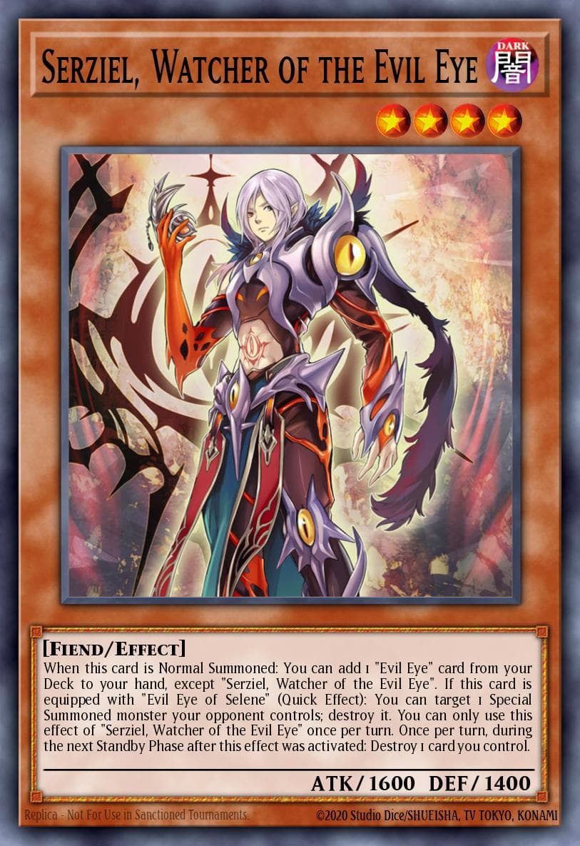 Serziel, Watcher of the Evil Eye The Infinity Chasers card