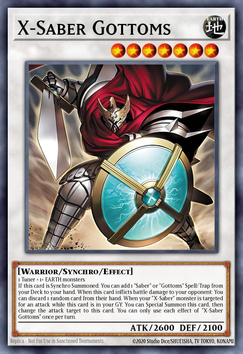 X-Saber Gottoms Legendary Modern Decks 2026 card