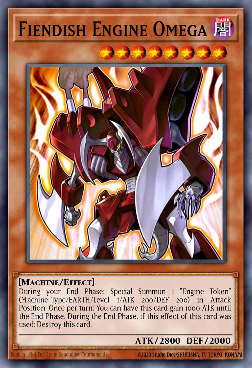 Fiendish Engine Omega The Duelist Genesis: Special Edition card