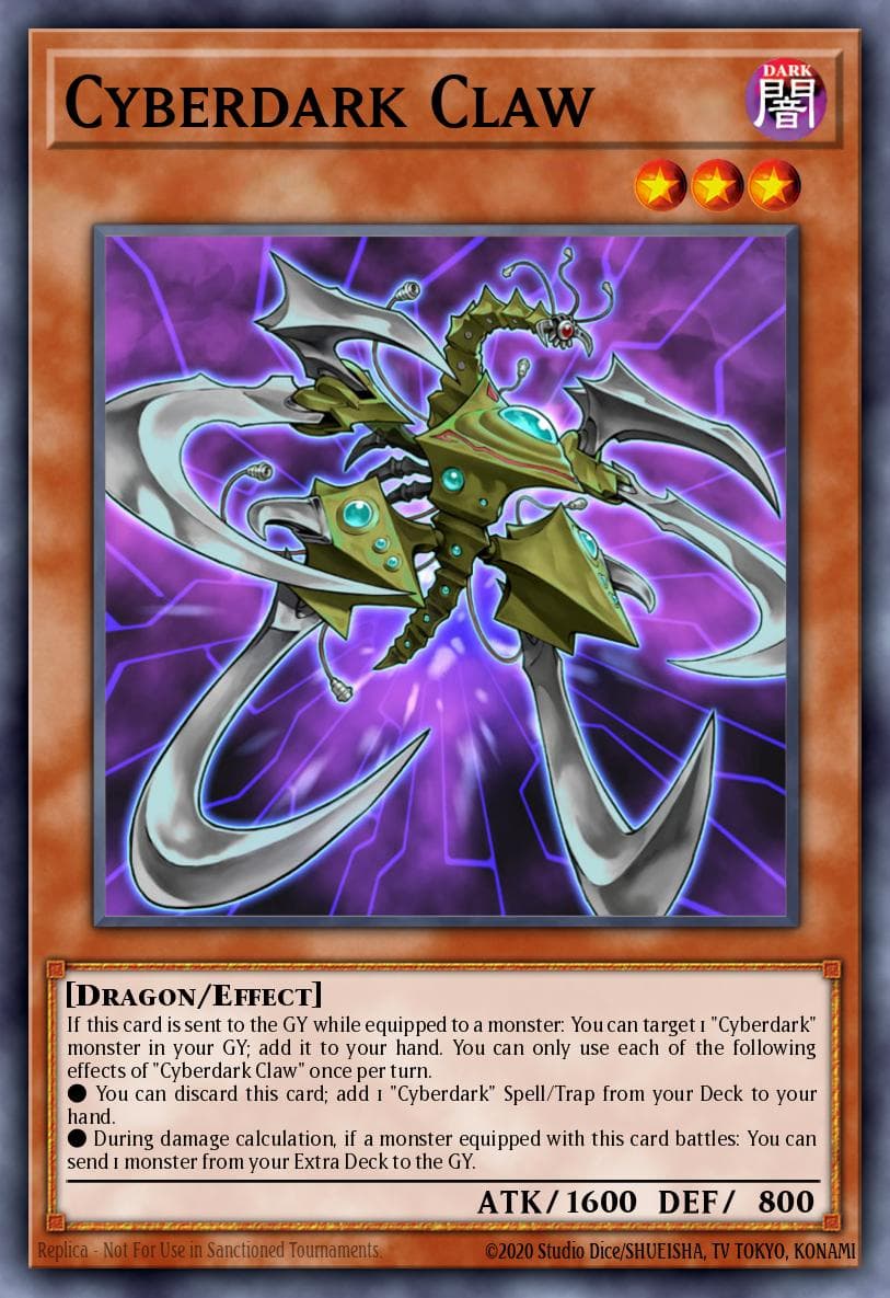 Cyberdark Claw Structure Deck: Cyber Strike card