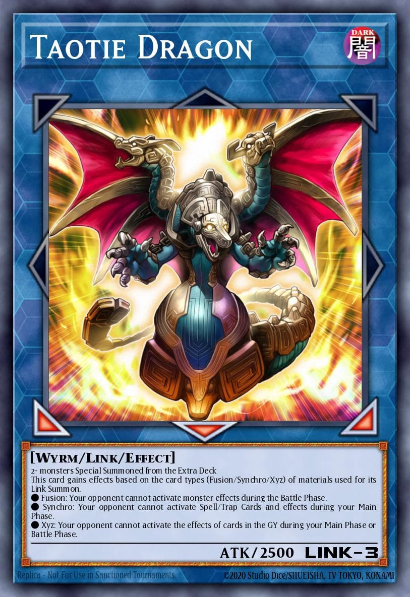 Taotie Dragon Eternity Code Premiere! promotional card card