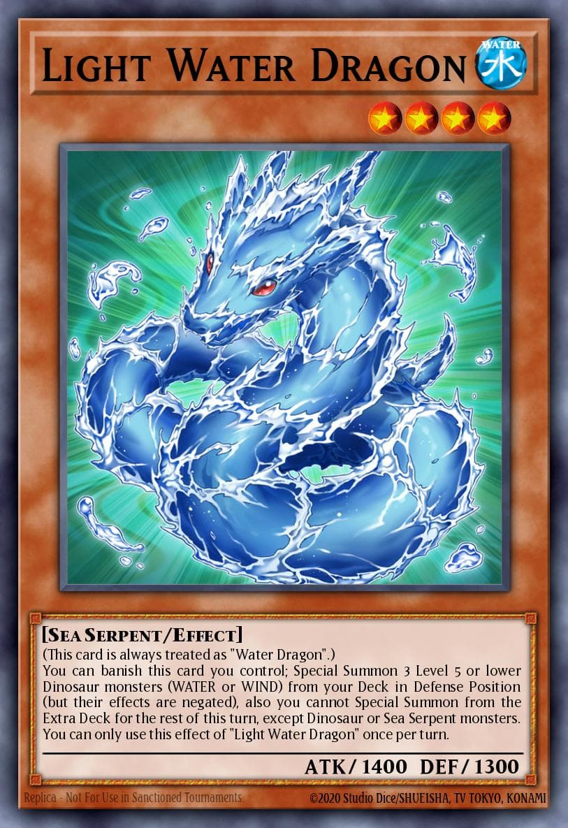 Light Water Dragon Maze of Muertos card