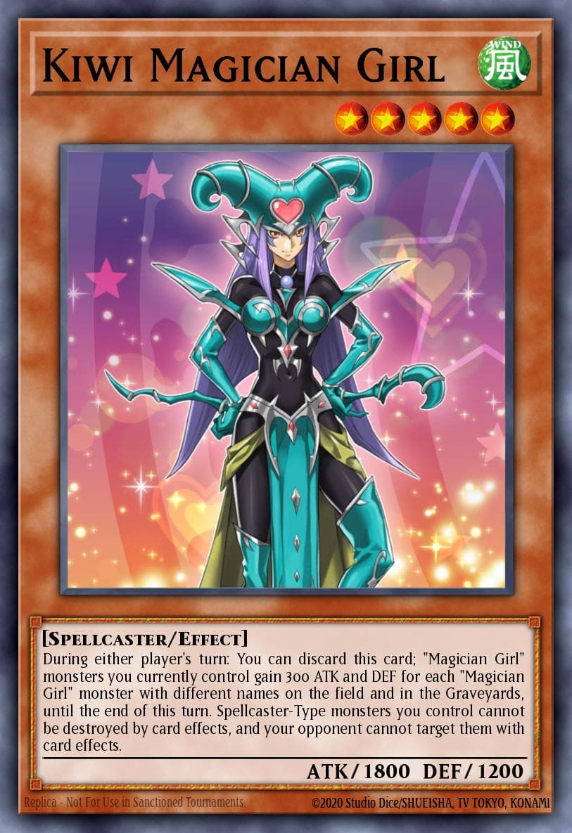 Kiwi Magician Girl Yu-Gi-Oh! The Dark Side of Dimensions Movie Pack: Gold Edition card