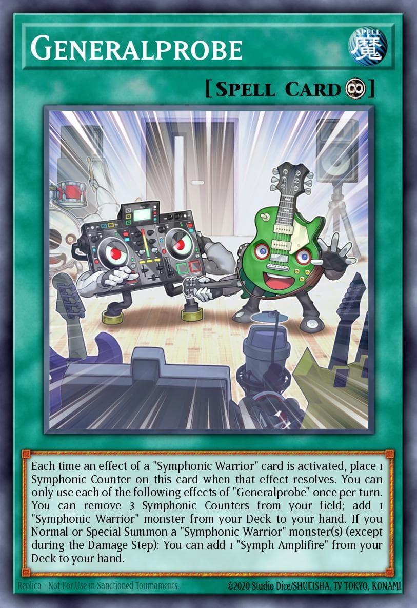 Generalprobe Dimension Force card