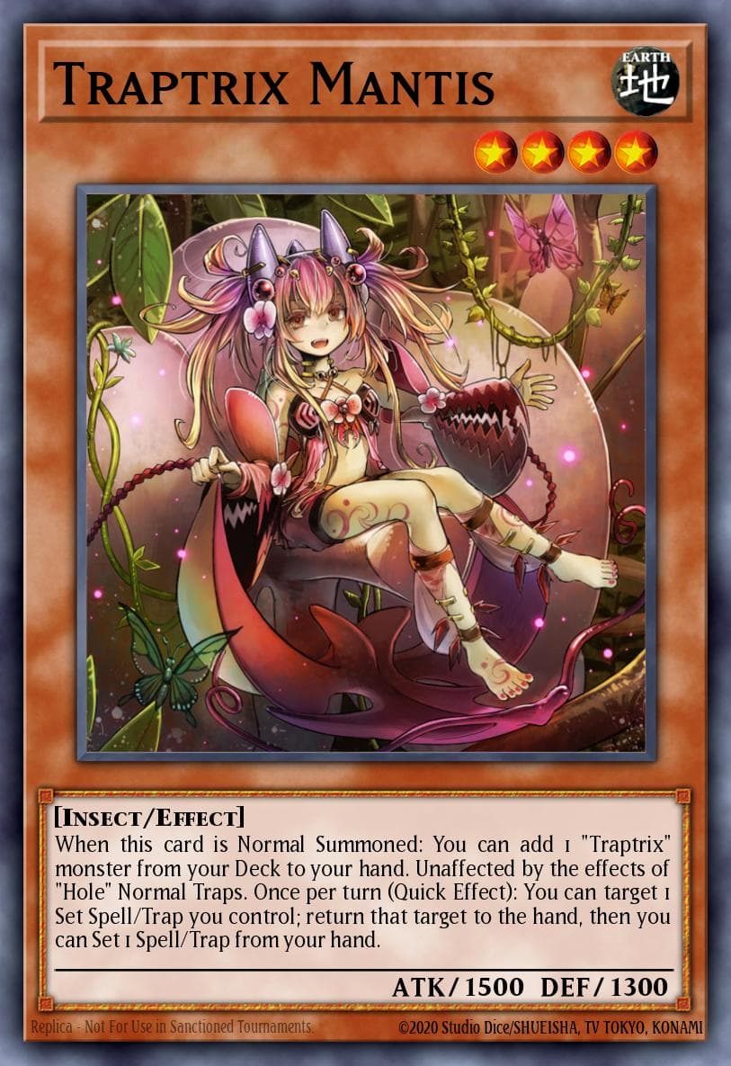 Traptrix Mantis Code of the Duelist Special Edition card