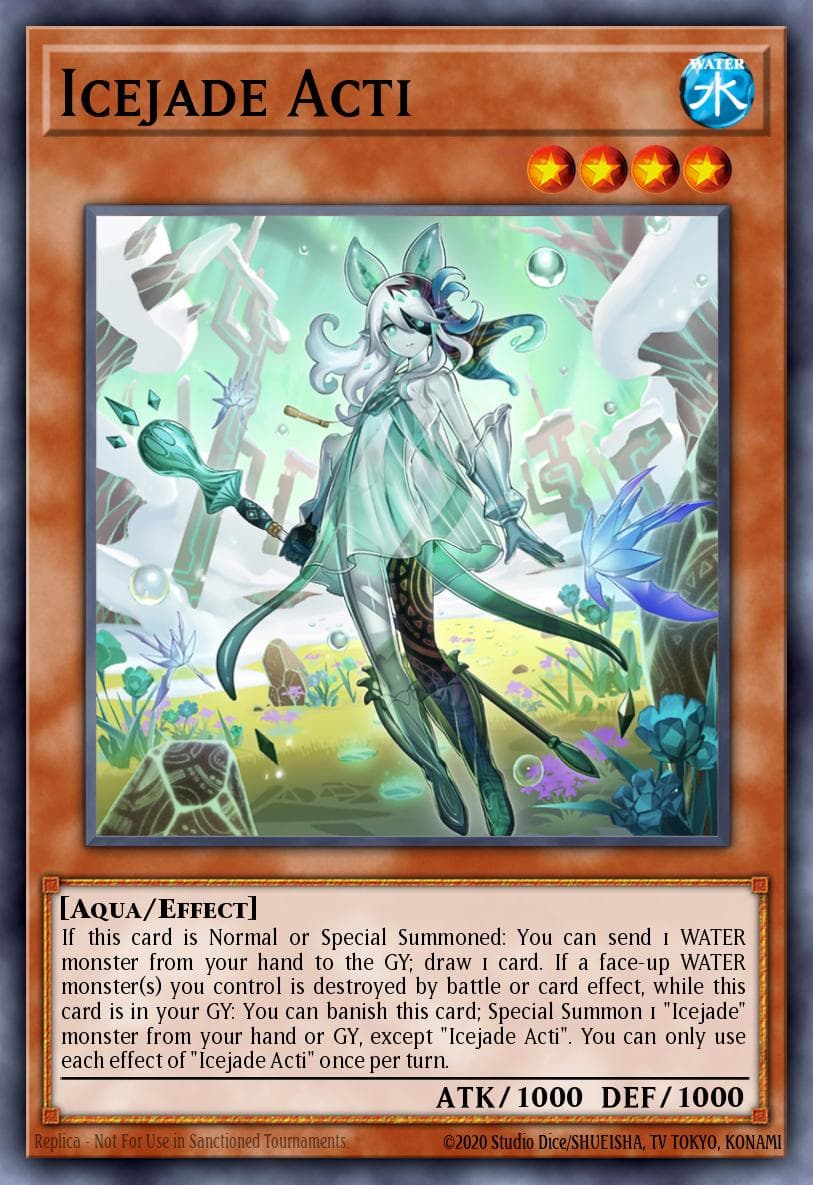 Icejade Acti Burst of Destiny card
