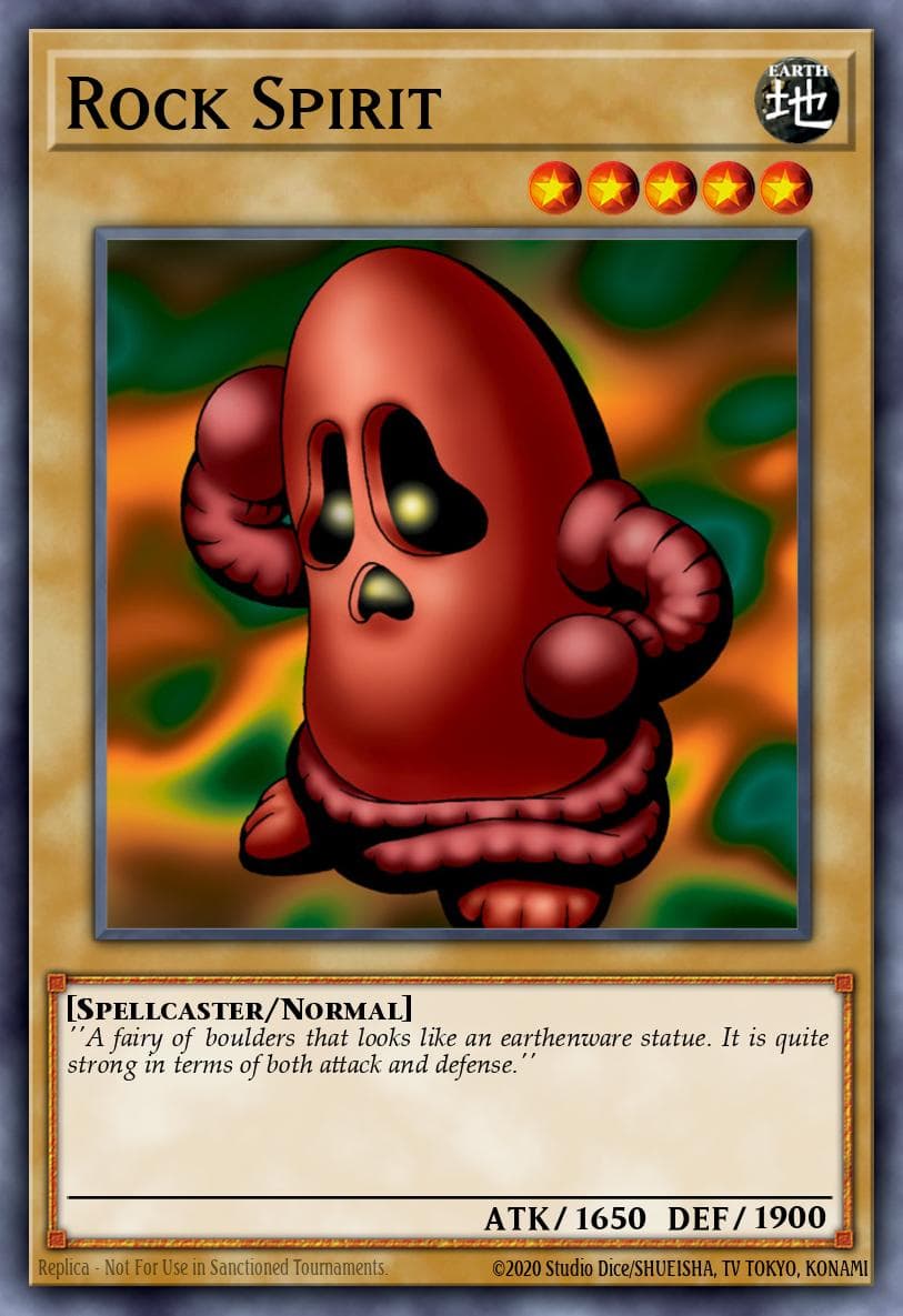 Rock Spirit 遊戲王 card