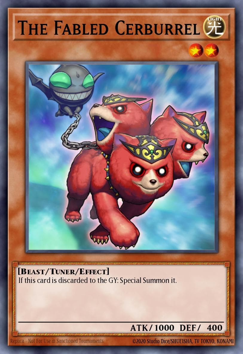 The Fabled Cerburrel Realm of Light Structure Deck card