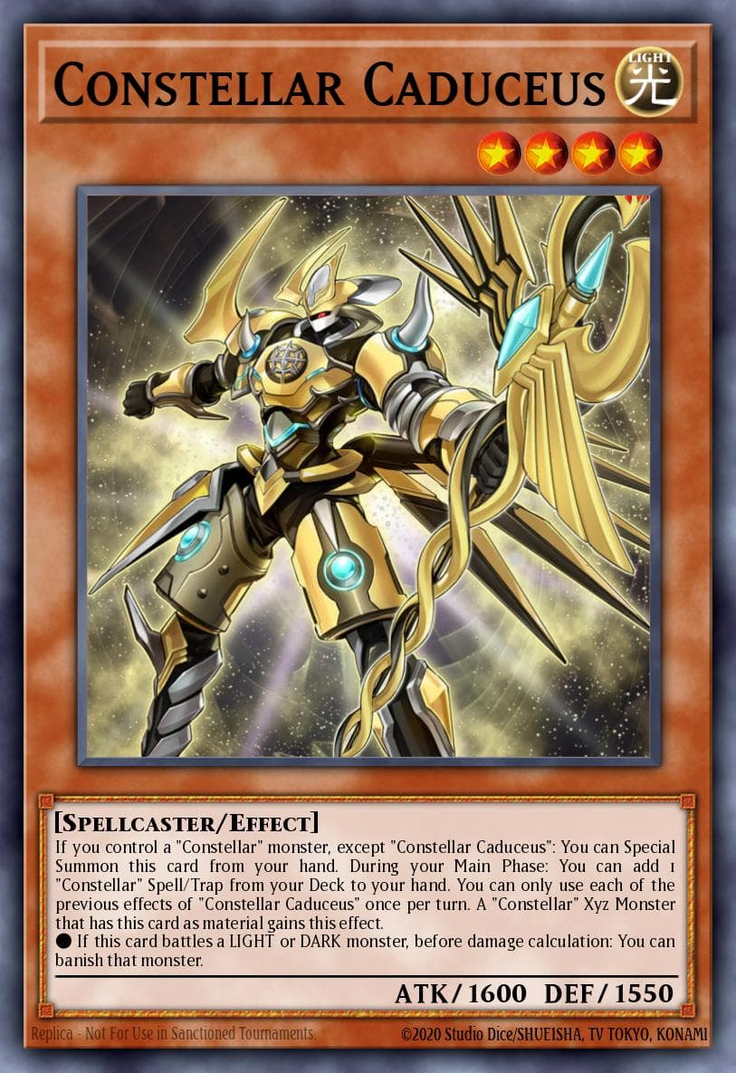 Constellar Caduceus 2022 Tin of the Pharaoh's Gods card