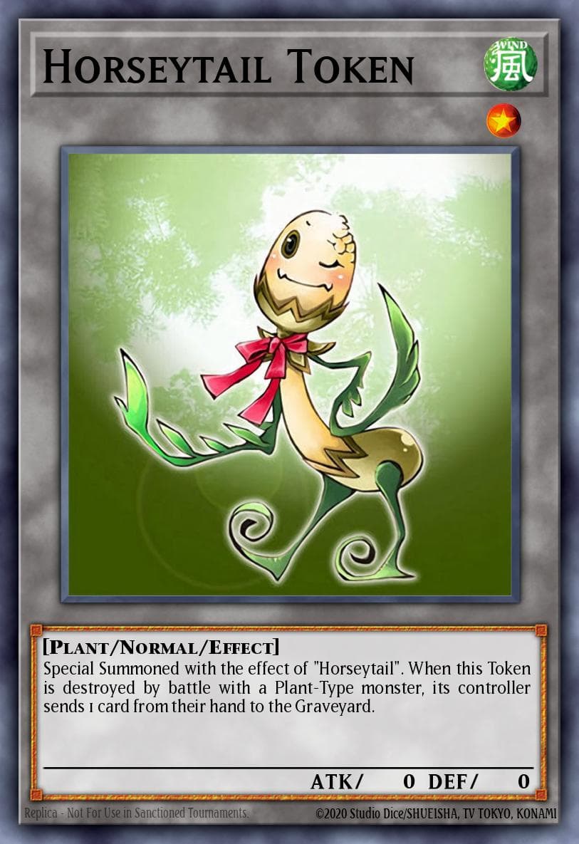 Horseytail Token 遊戲王 card