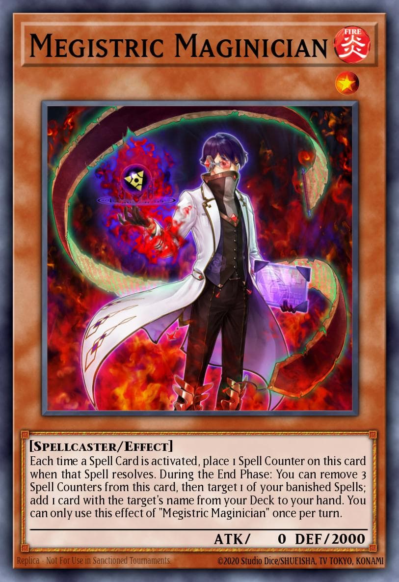 Megistric Maginician Rising Rampage Special Edition card