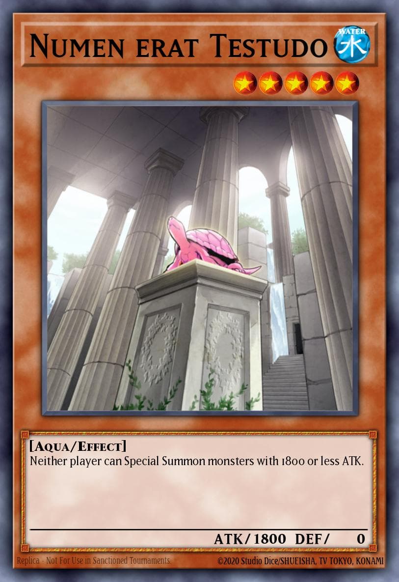 Numen erat Testudo Order of Chaos: Special Edition card