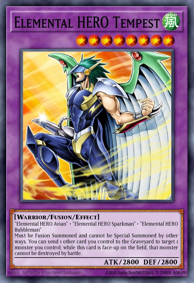 Elemental HERO Tempest Dark Revelation Volume 4 card