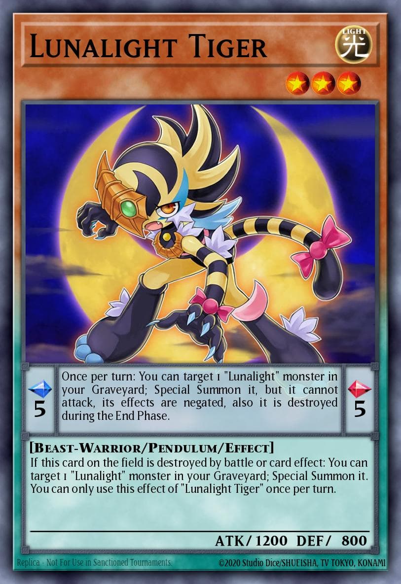 Lunalight Tiger Shining Victories: Special Edition card