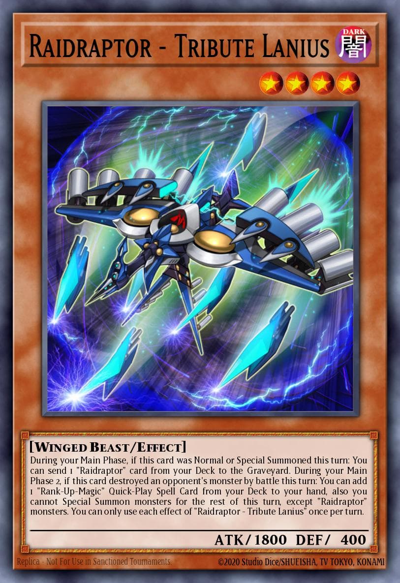 Raidraptor - Tribute Lanius Ghosts From the Past card