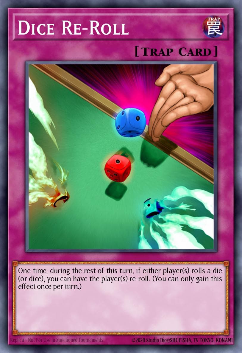 Dice Re-Roll Dark Revelation Volume 1 card