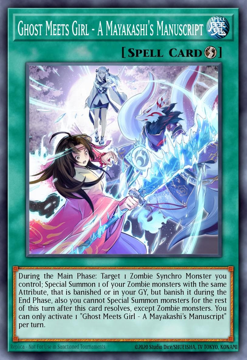 Ghost Meets Girl - A Mayakashi's Manuscript Ignition Assault Special Edition card