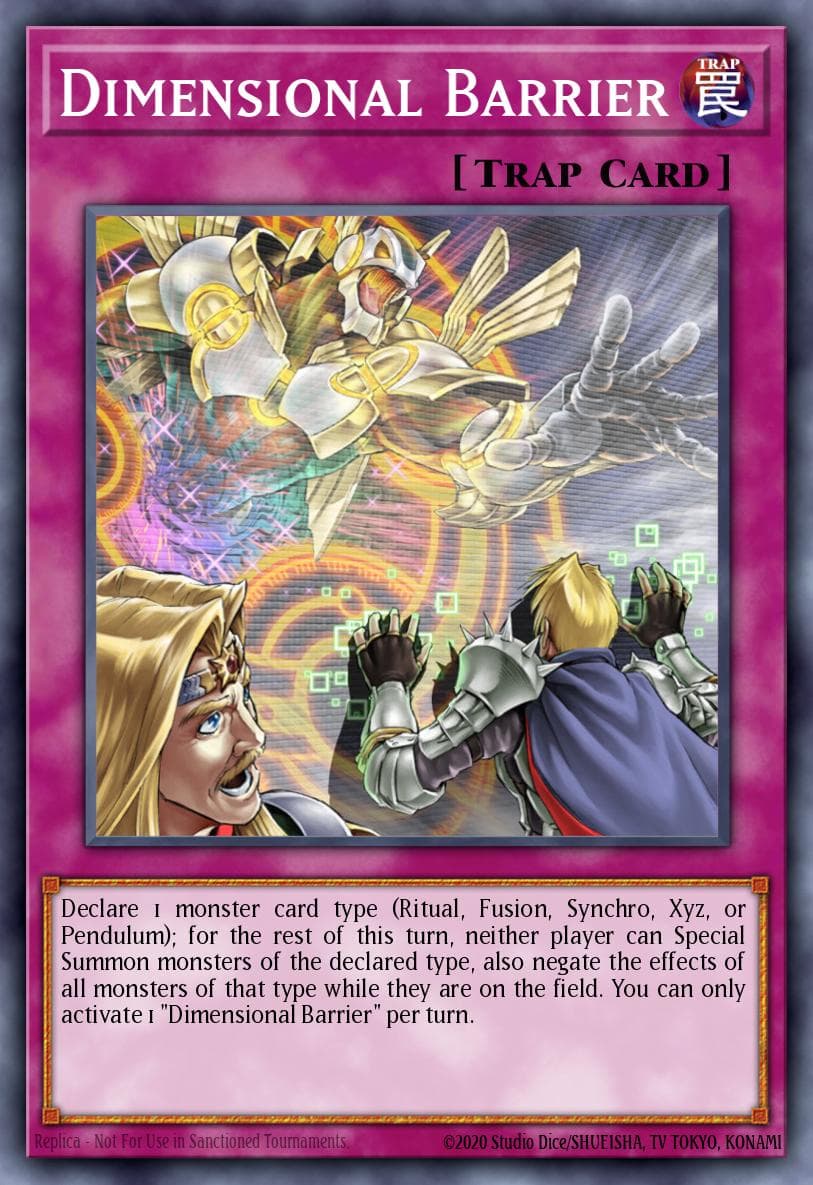 Dimensional Barrier Duel Devastator card