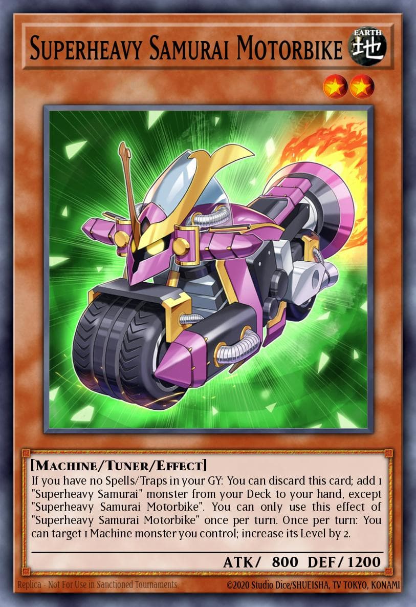 Superheavy Samurai Motorbike Cyberstorm Access card
