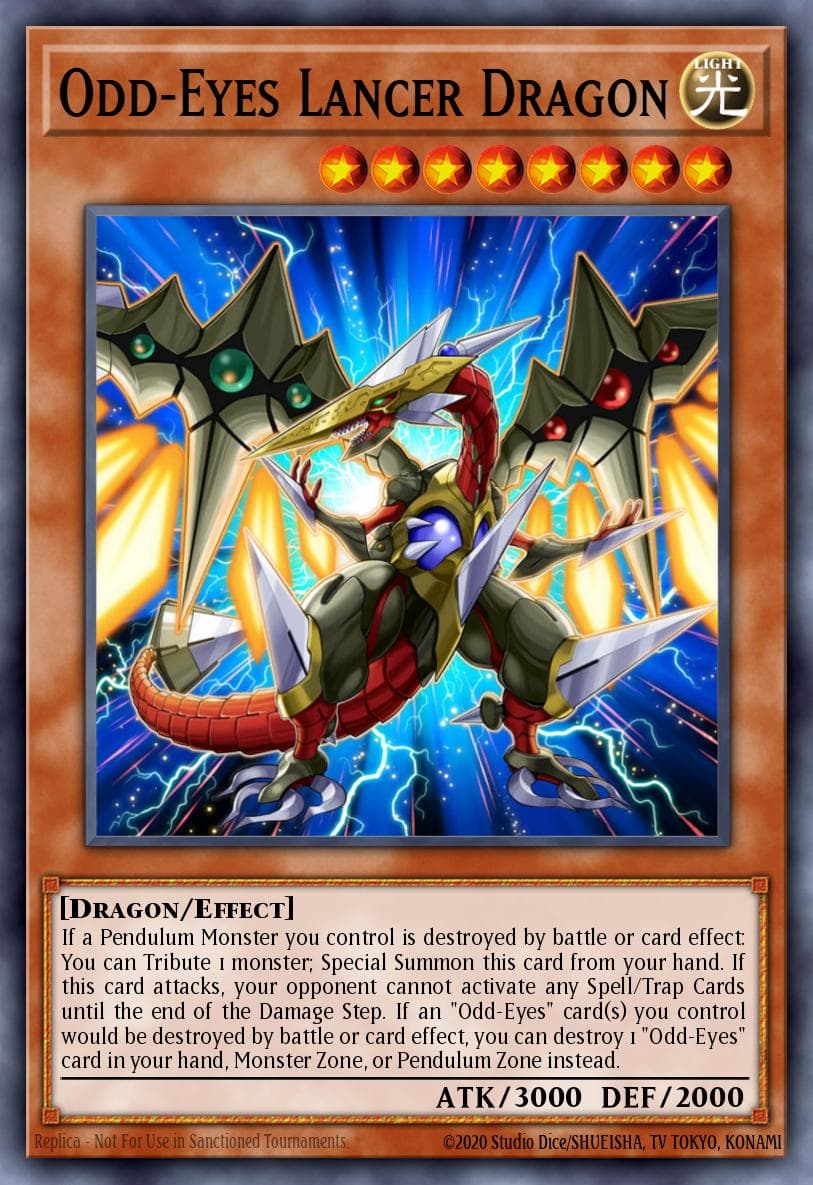 Odd-Eyes Lancer Dragon Battles of Legend: Light's Revenge card