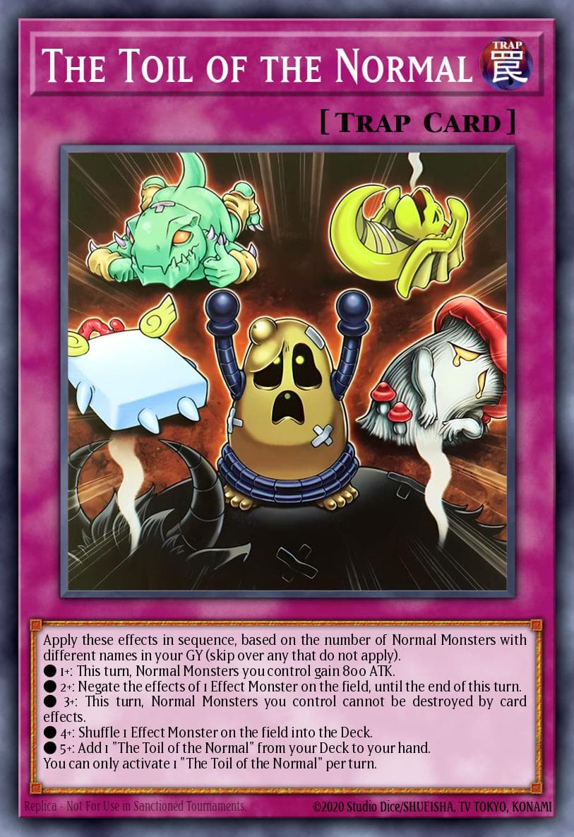 The Toil of the Normal Supreme Darkness card