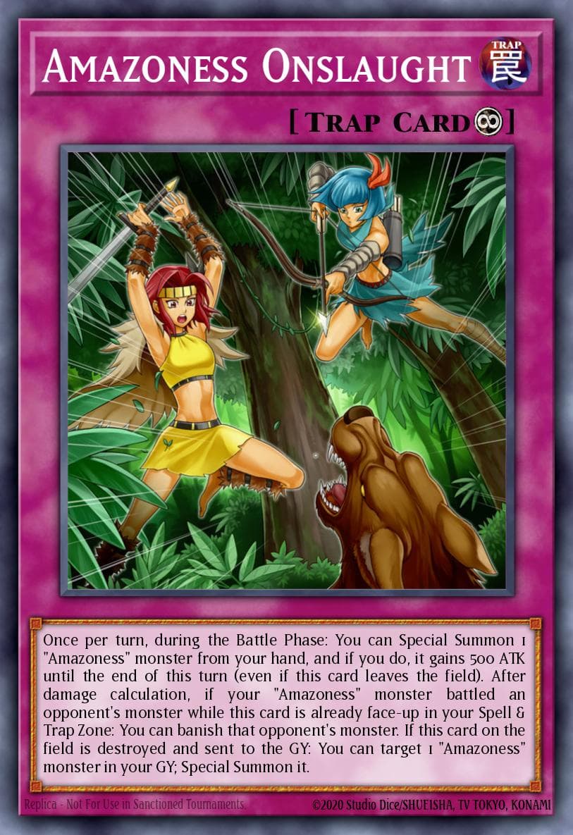 Amazoness Onslaught Legendary Duelists card
